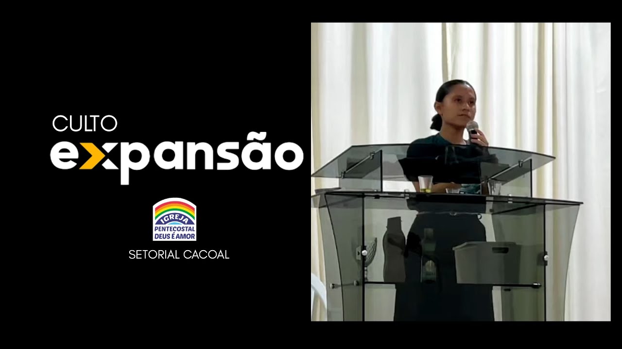 Culto Expansão | Preletora: Suzana - 24/01/26 (Ao Vivo)