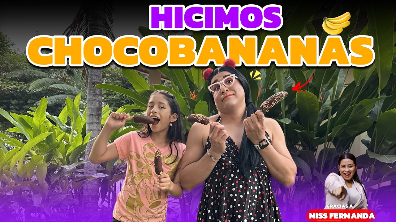 Cuando la miss manda hacer choco bananas como tarea 🙄