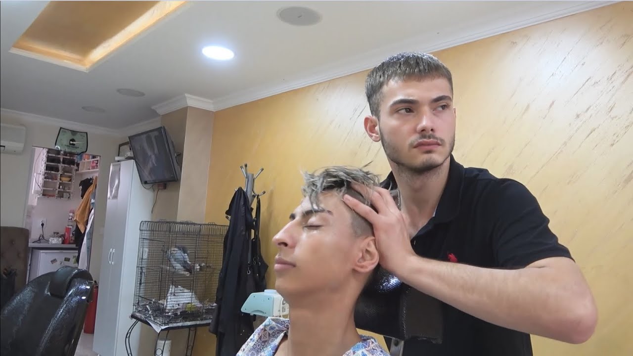 ASMR Turkish Barber Back,Head and Body Massage (Crazy Barber Tunahan)