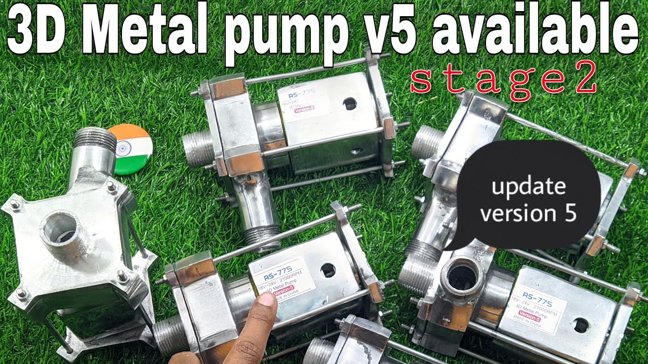 New 3D Metal pump v5 stage2 🔥| only 5pis available now 😳| metal pump | unboxing video
