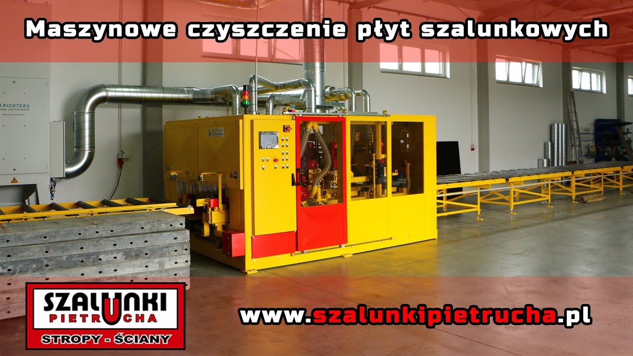 SzalunkiPietrucha - maszynowe czyszczenie płyt szalunkowych