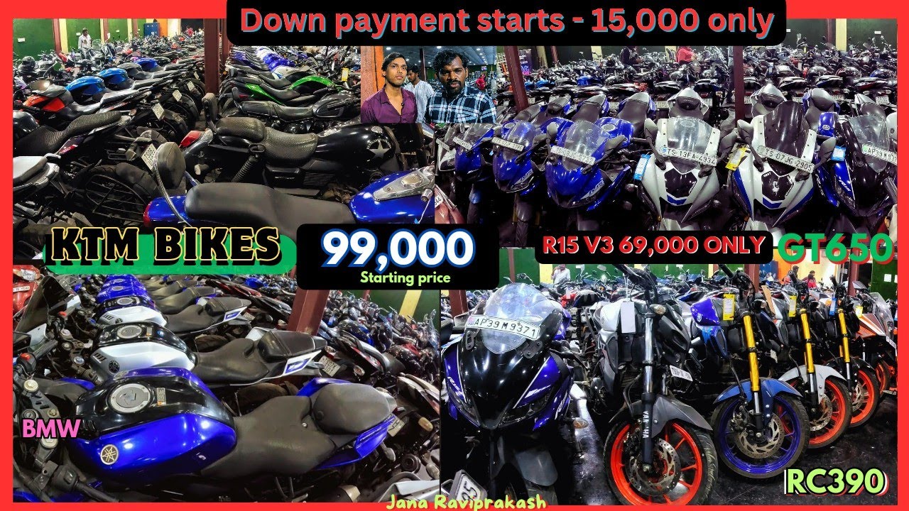 Second hand bikes in Hyderabad | PNarendher motors | 15 వేలకే #rc390 #ns #duke @raviprakashlifestyle