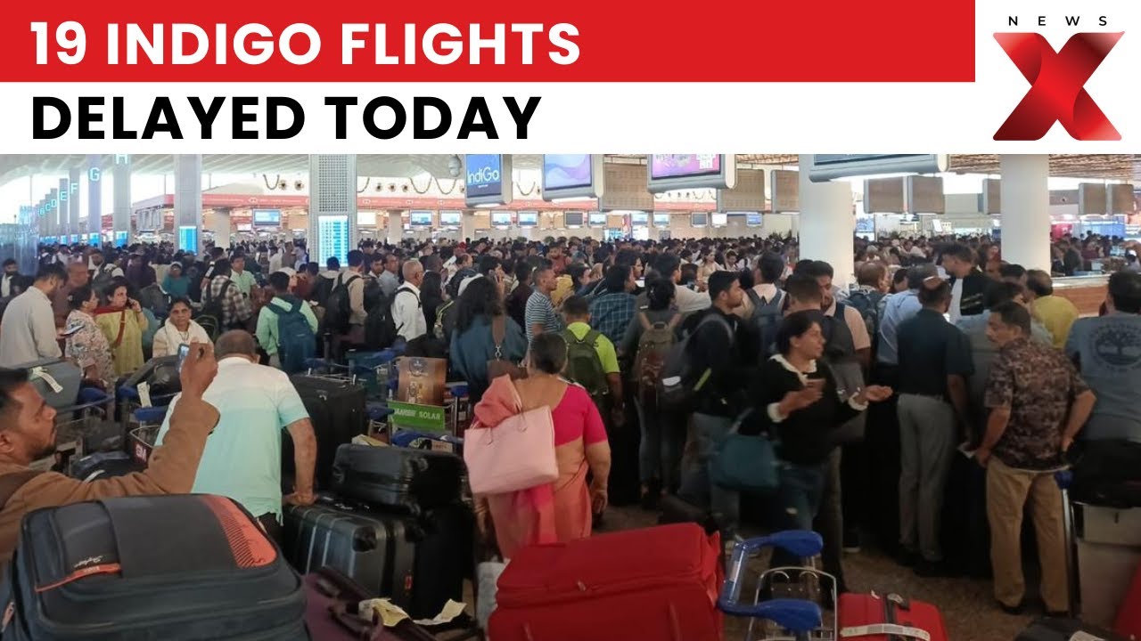 Hyderabad Airport Sees 19 Indigo Flights Delayed Amid Operational Issues and Crew No-Shows
