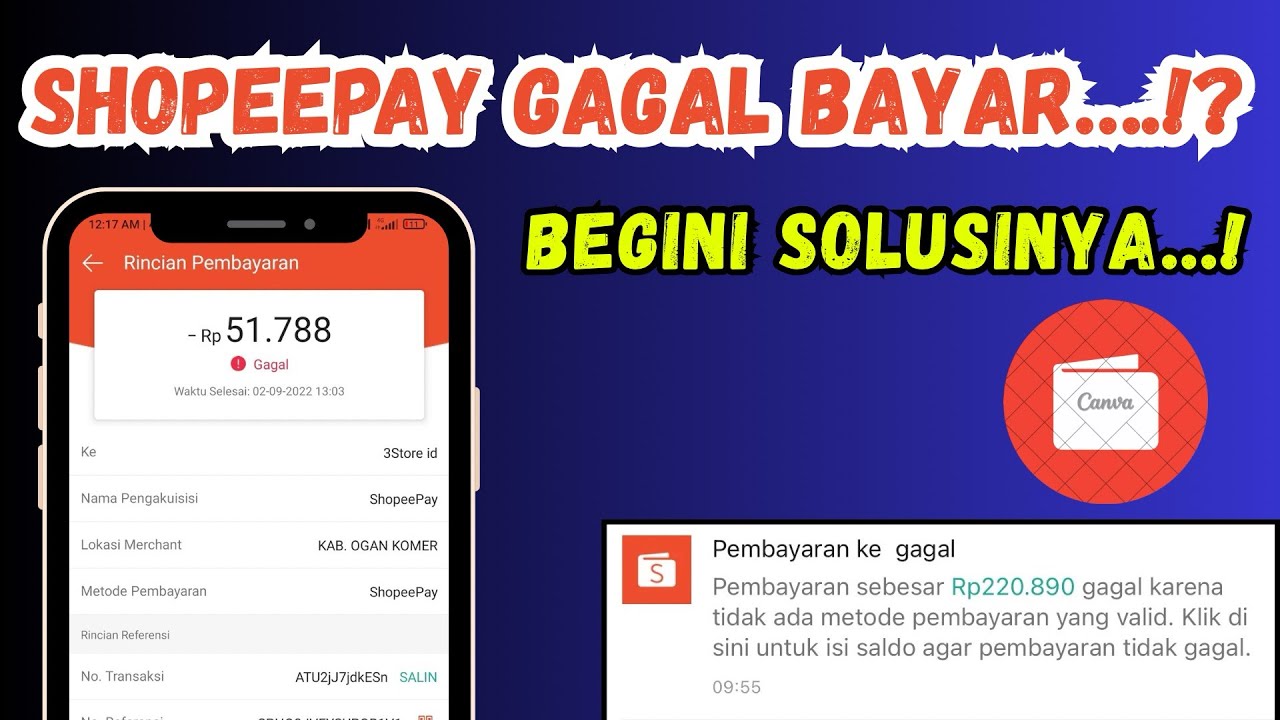 Cara mengatasi shopeepay Gagal transfer || shopeepay gagal mengirim saldo terbaru