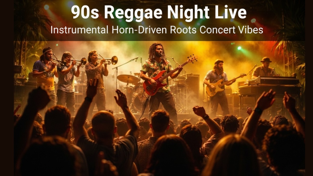 90s Reggae Night Live Instrumental Horn-Driven Roots Concert Vibes
