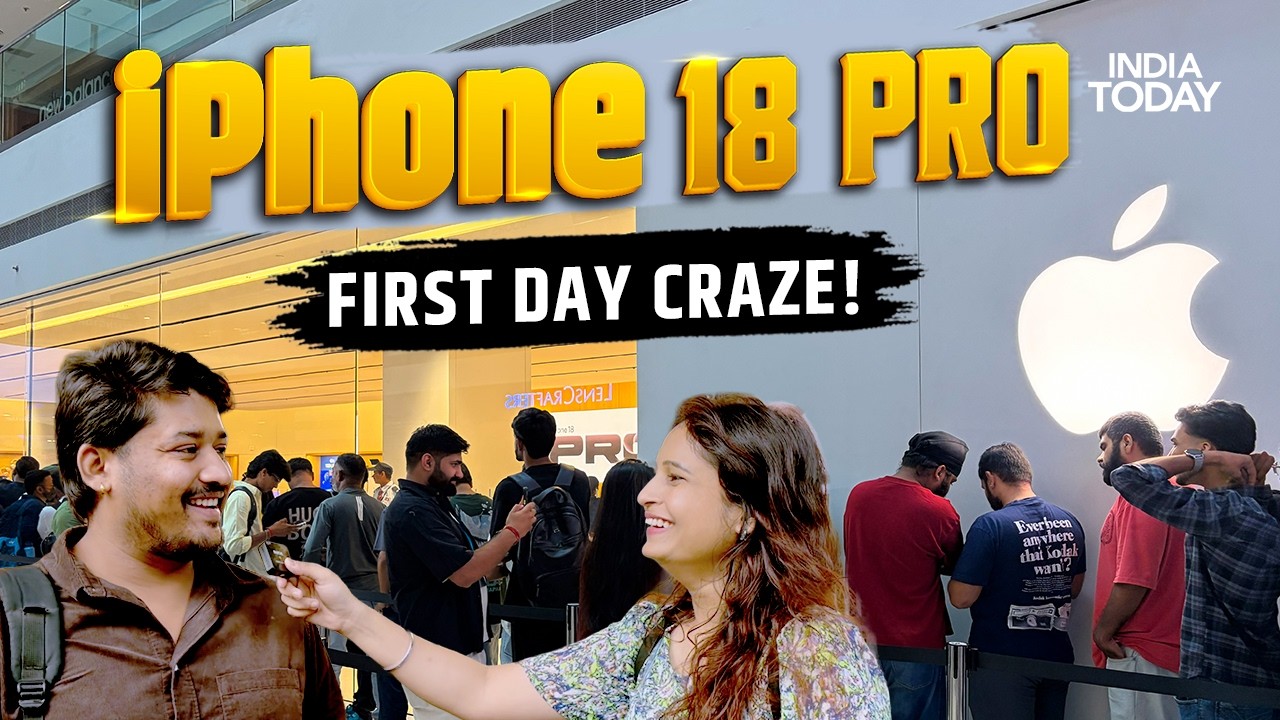 iPhone 18 Pro Craze In Noida: Man Says He Sold Gold To Buy Iphone For His Wife | India Today