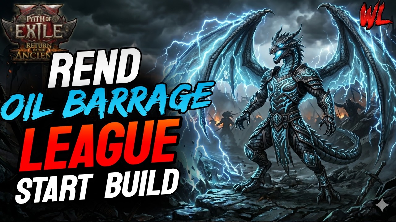BEST DRUID LEAGUE STARTER! REND OIL BARRAGE ORACLE Build Guide Path of Exile 2 0 5 League