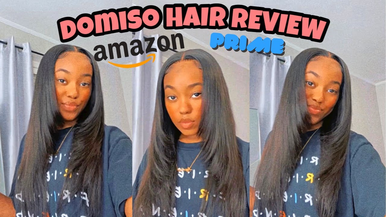 AMAZON CLOSURE WIG REVIEW | ft  DOMISO HAIR + 5K SUBSCRIBERS GIVEAWAY WINNER