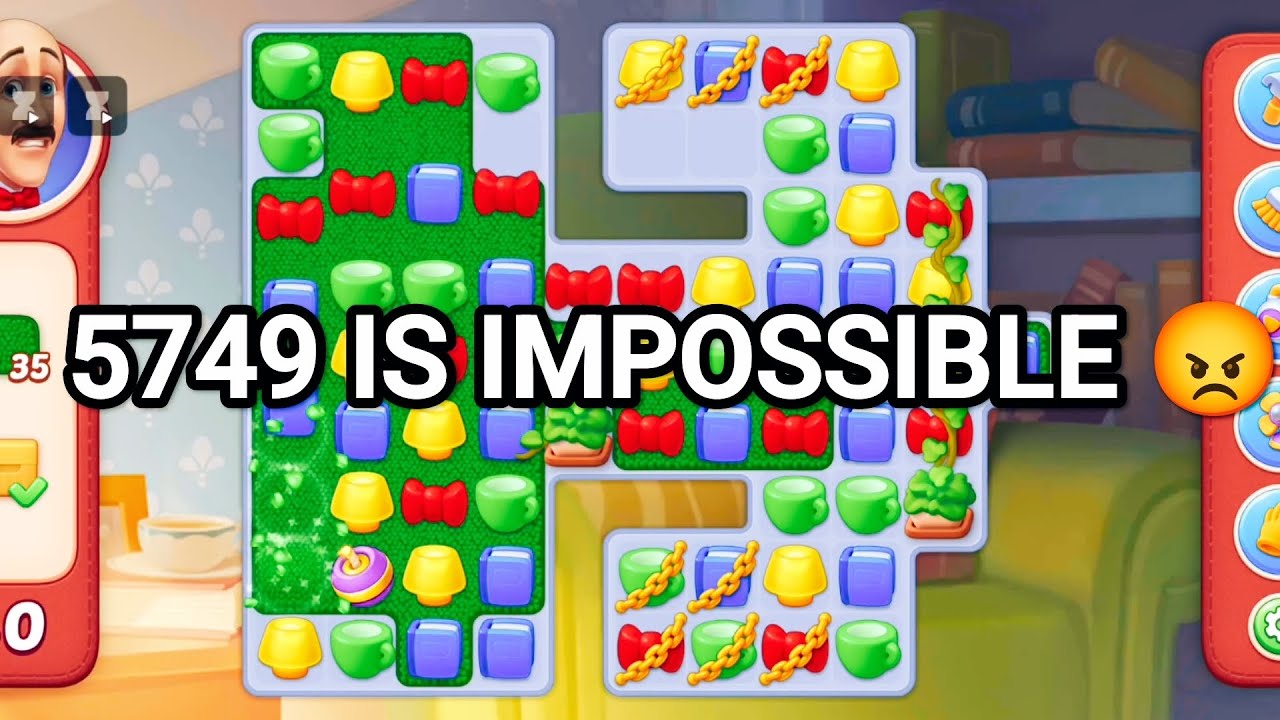 Level 5749 Is IMPOSSIBLE 😭🔥 | Homescapes 5742–5749