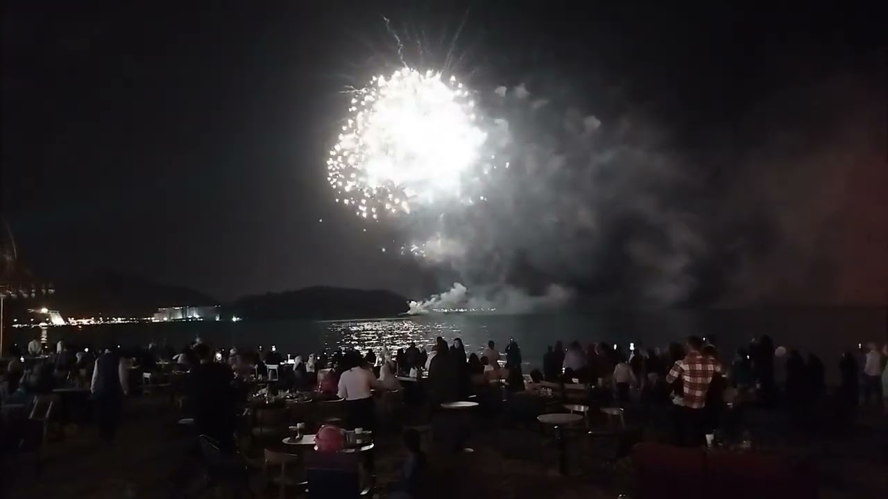 New Year Celebration 2026 Full Video Khorfakkan Beach