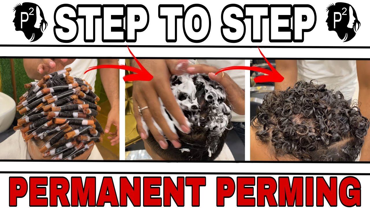 Permanent Hair PERMING  /  परमानेंट हेयर पर्मिंग  / curls permanent/ kaise kre