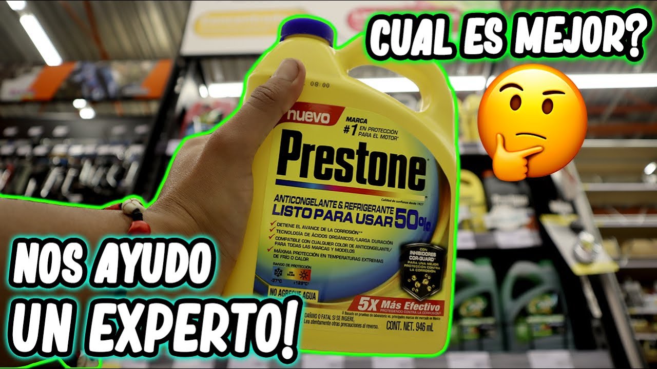 🟢¿Cuál es el MEJOR 🤔ANTICONGELANTE/REFRIGERANTE? cual es el MEJOR para TU AUTO🚗