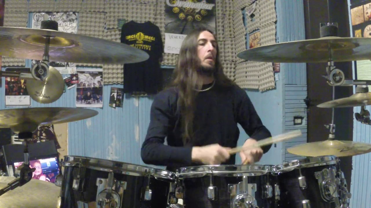 SpellBlast - William Lewis Manly (Rehearsal drum session)
