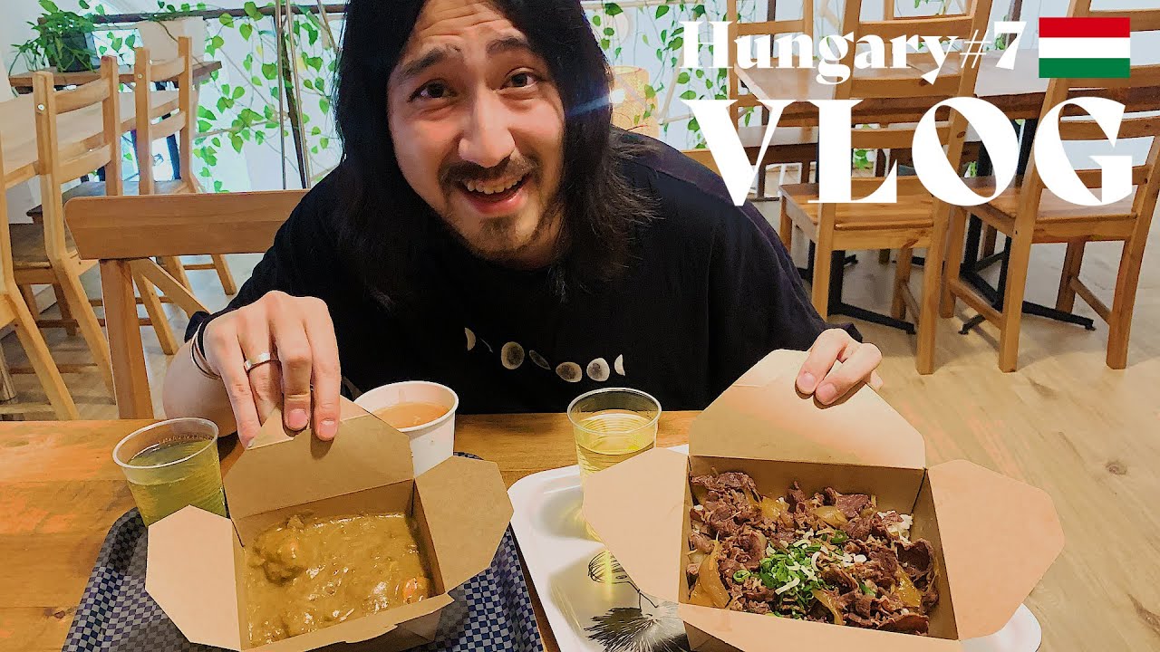 【海外VLOG ハンガリー#7】この国の牛丼がいろんな意味でスゴすぎです｜海外日本食 日本人の反応