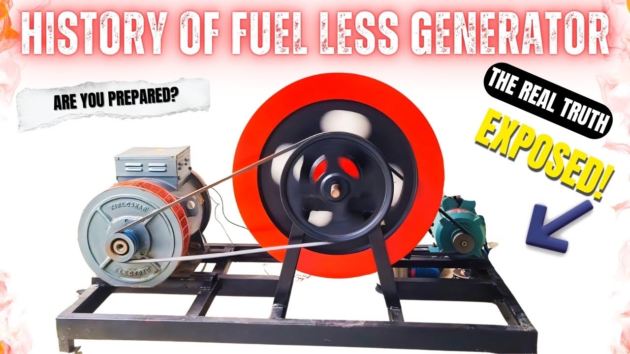 History Of Fuel-Less Generator! A Machine That Powers Itself – Full Truth History #FuelLessGenerator