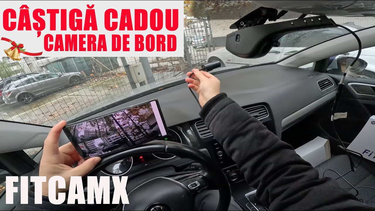 FITCAMX | Camera de bord cu design OEM | Instalare rapida fara cabluri