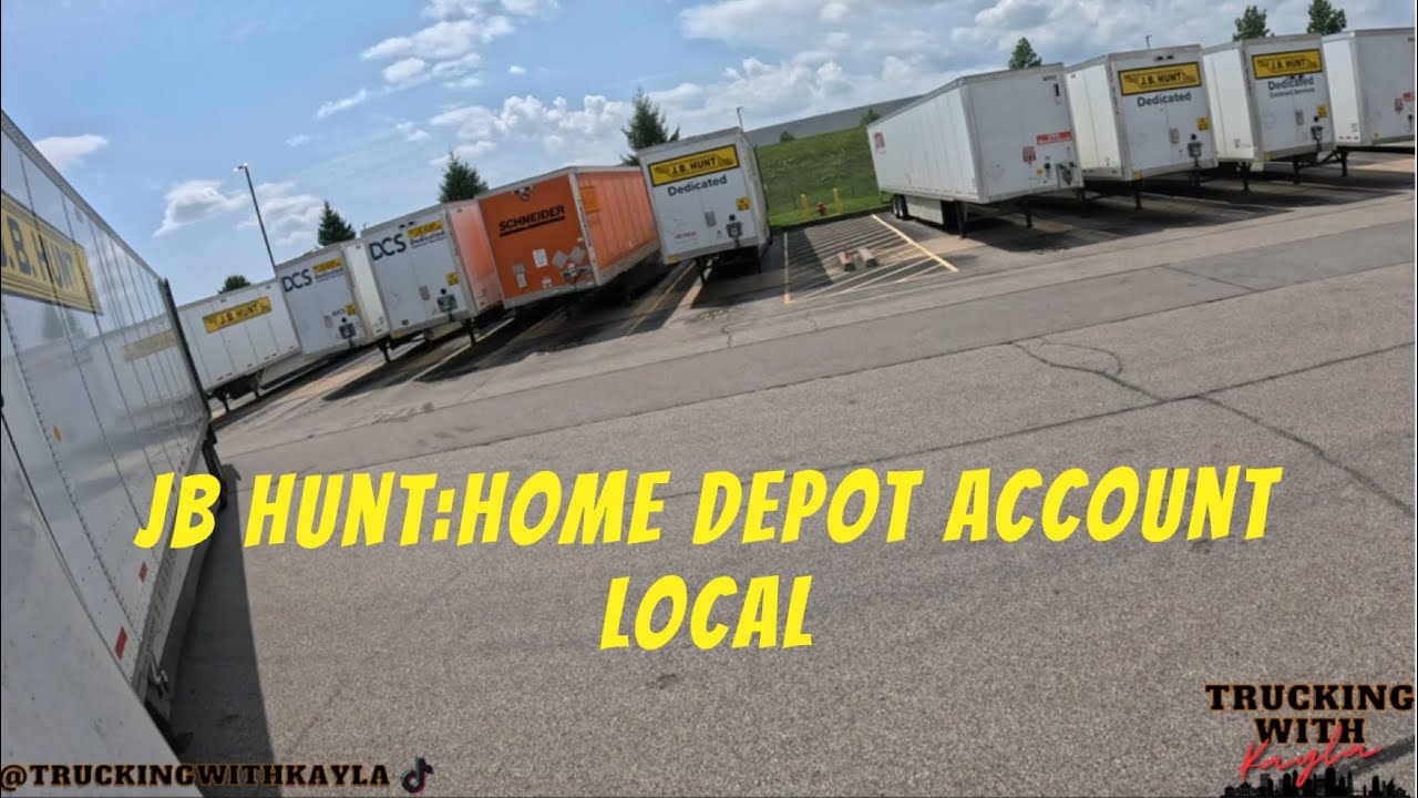 No more Nights, Day Shift JB HUNT Home Depot Account #mytruckinglife #subscribe