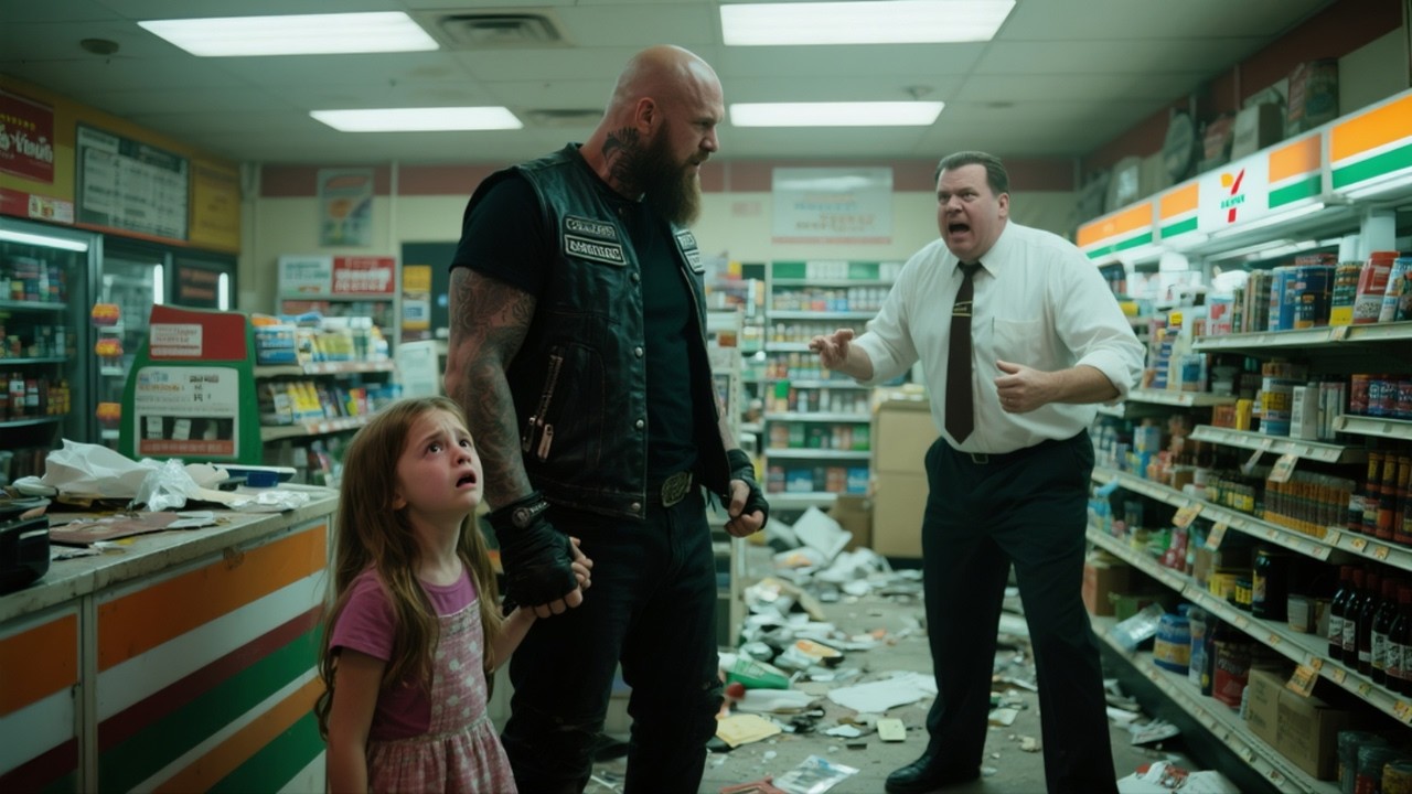 “Help Me… Please,” The Little Girl Whispered — What The Hells Angel Did Shocked Everyone