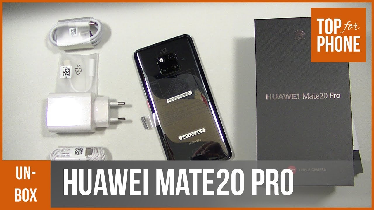 HUAWEI MATE20 PRO - déballage par TopForPhone