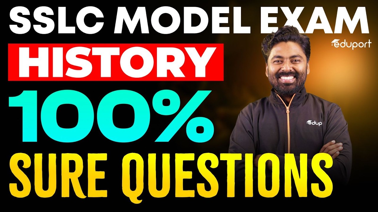 SSLC History  100% Sure Questions | Eduport