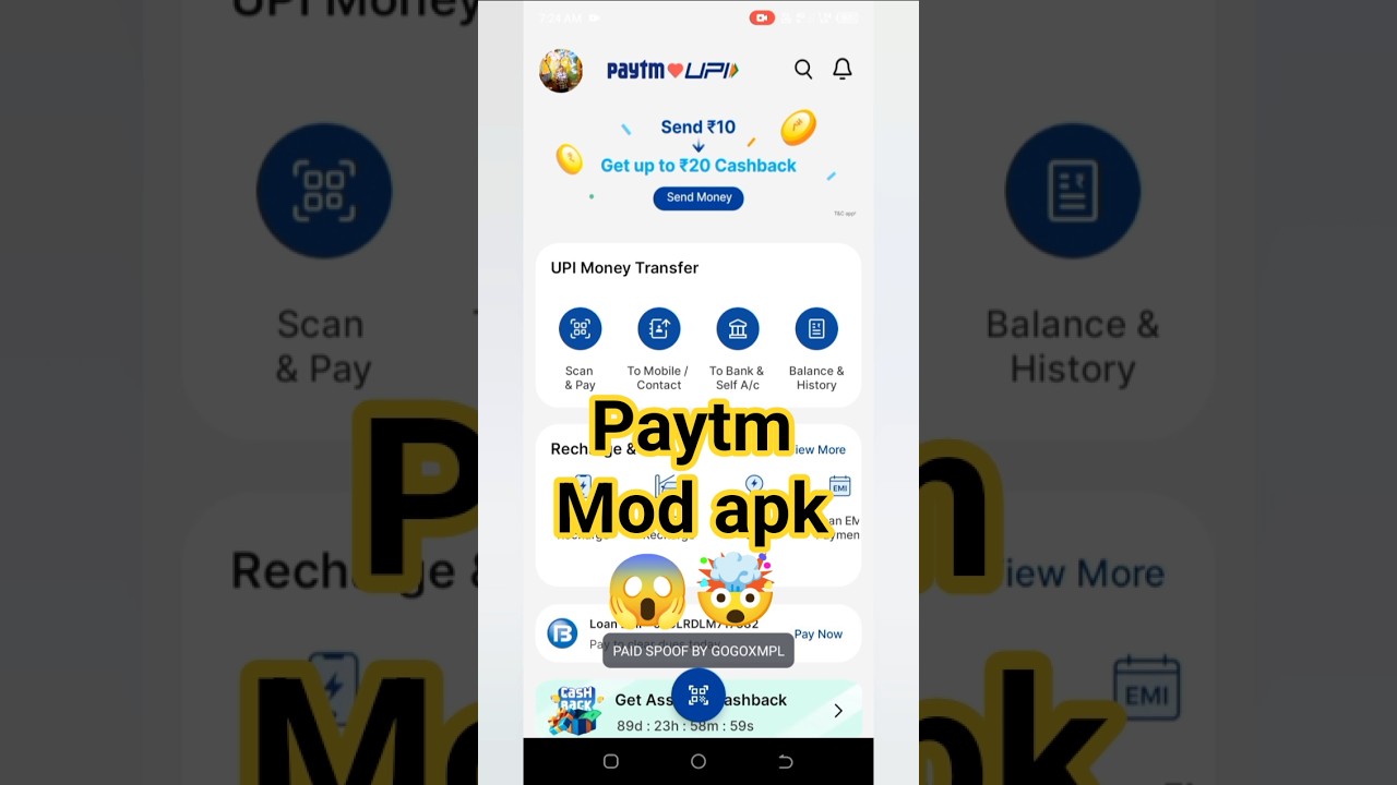 Paytm mod apk unlimited money 🤑