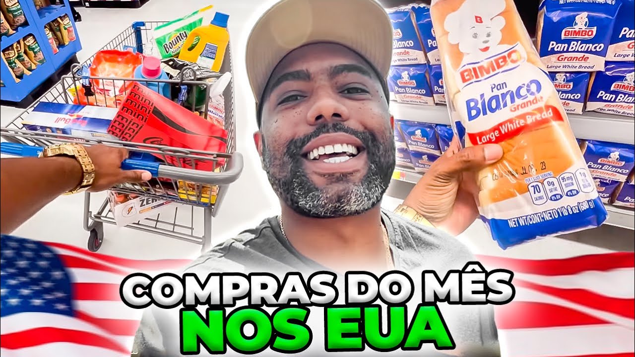 MINHAS COMPRAS DO MÊS COM $400 DÓLARES NOS ESTADOS UNIDOS 2023