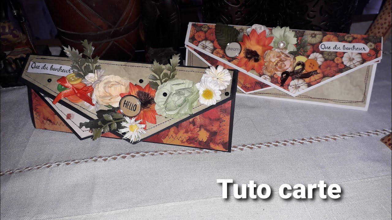 Tuto carte portefeuille/papier action #walletcard