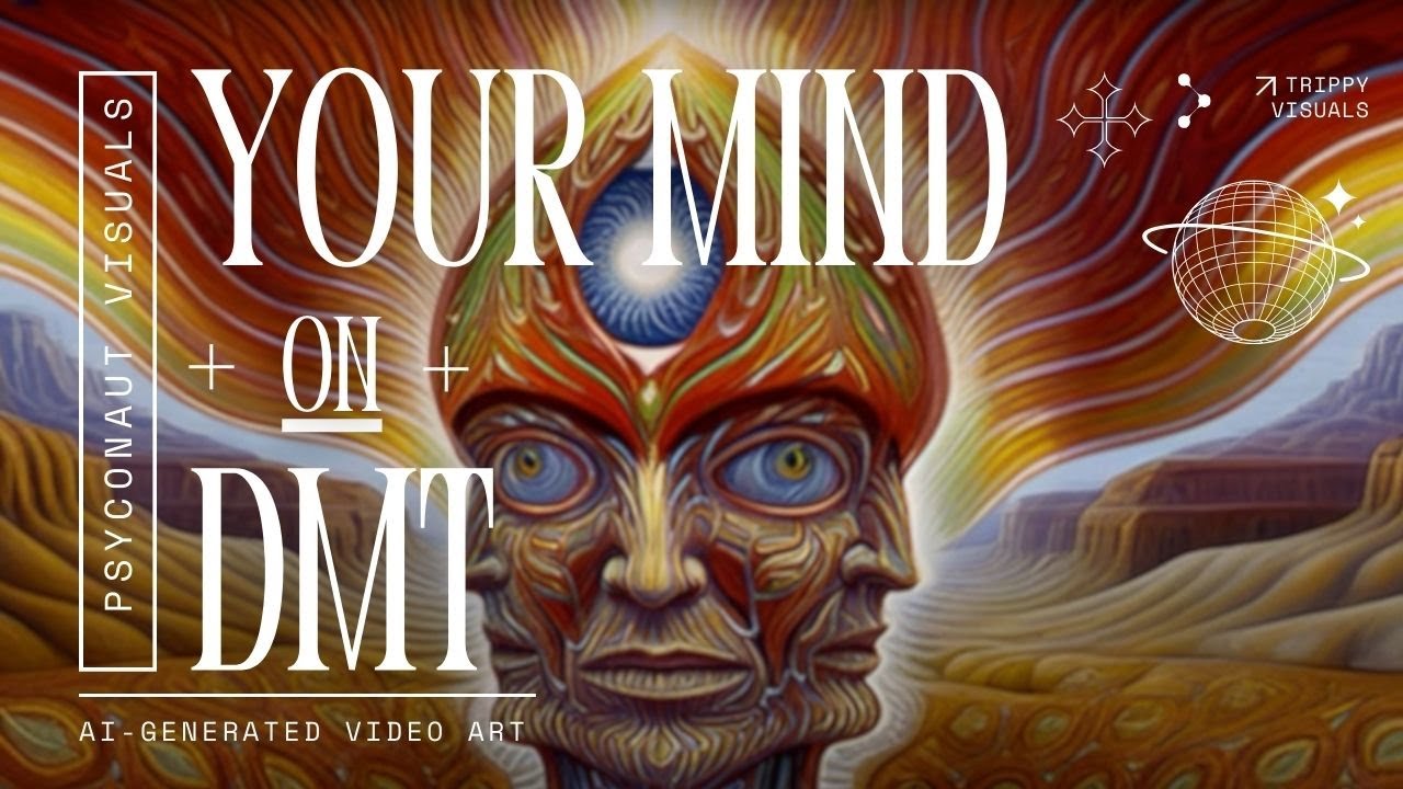 [4K UHD] Trippy AI Visuals Inspired by Alex Grey | Background for LSD trip