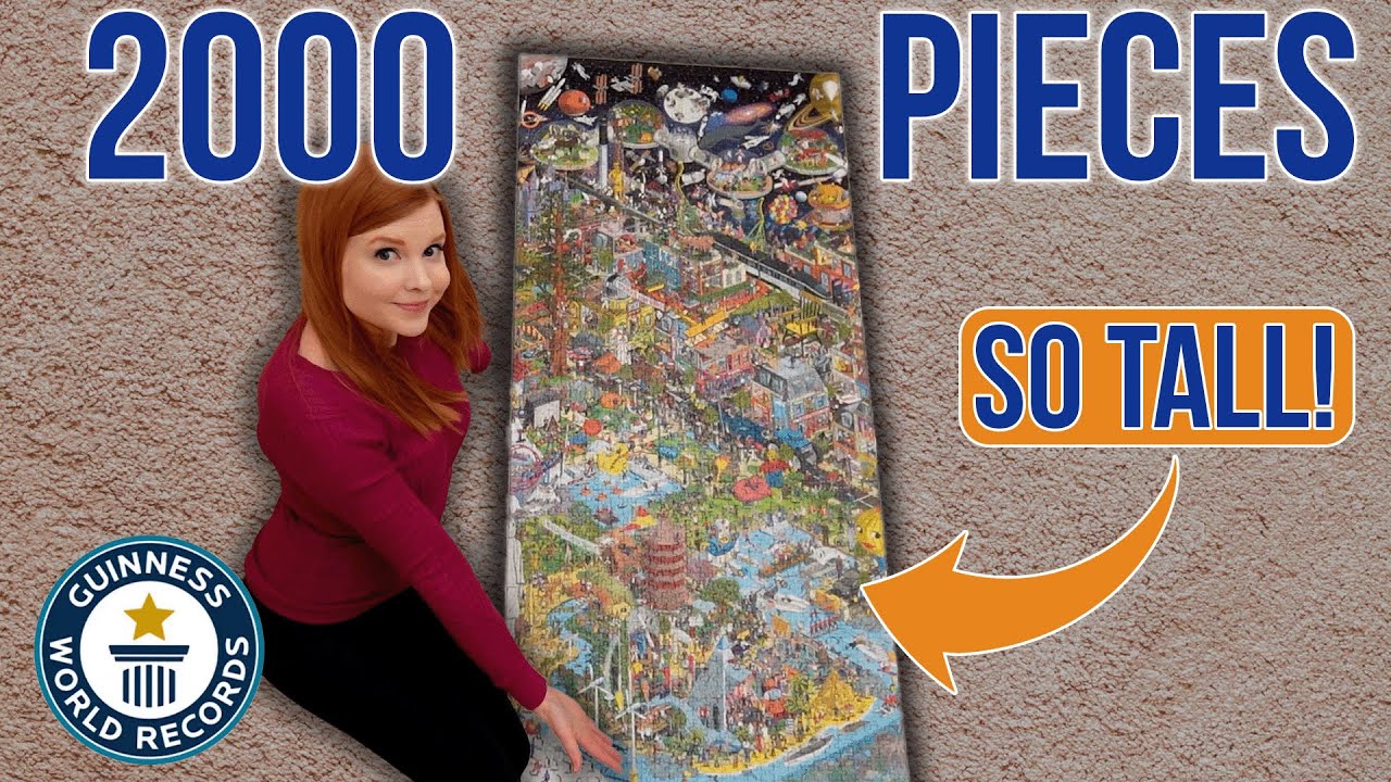 Taking on the extremely difficult Guinness Book of World Records Vertical Puzzle challenge!
