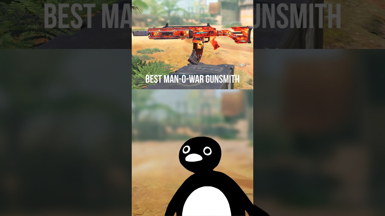 Best MAN-O-WAR Gunsmith in Season 1 COD Mobile: Fast ADS High Damage #shorts #codm #codmobile