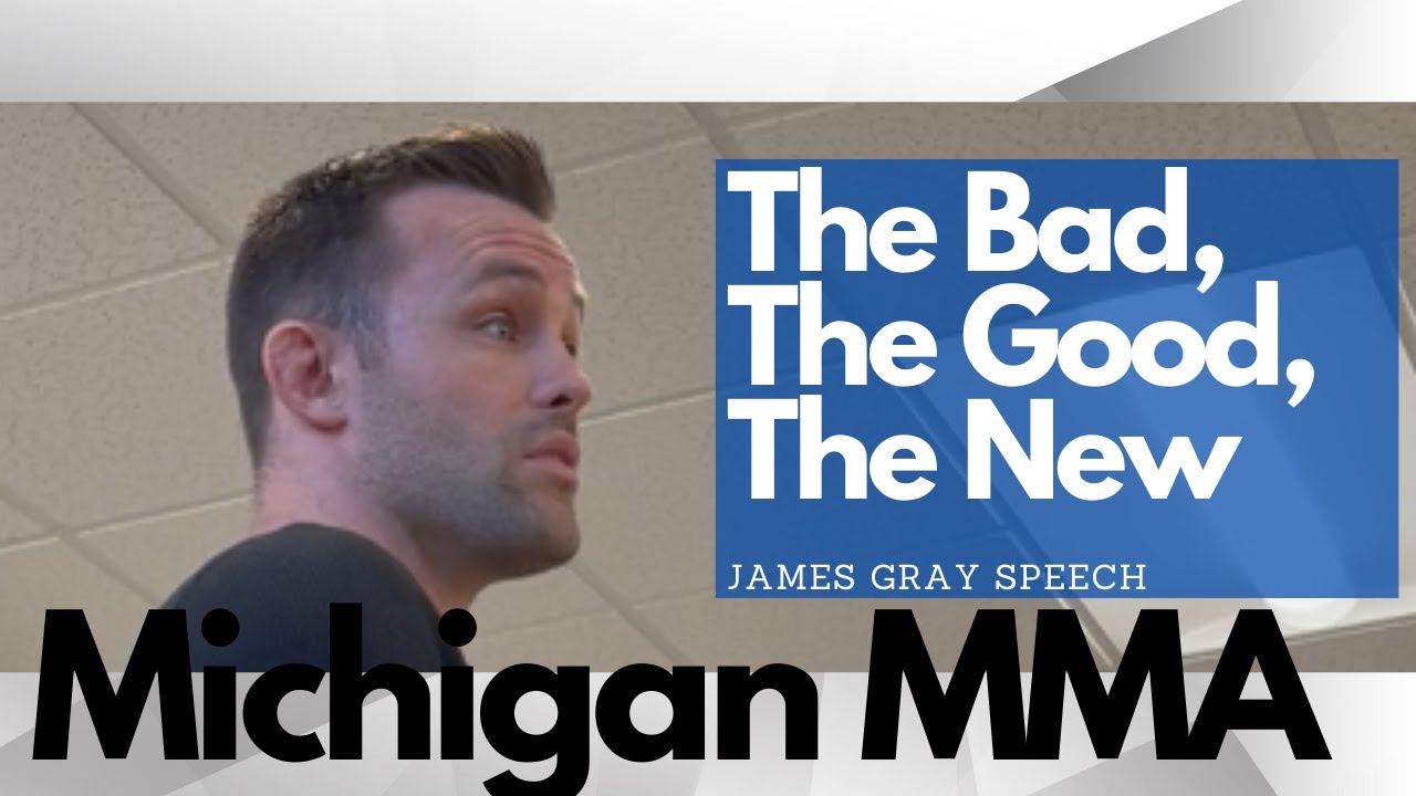 James Gray addressing the Michigan Unarmed Combat Commission