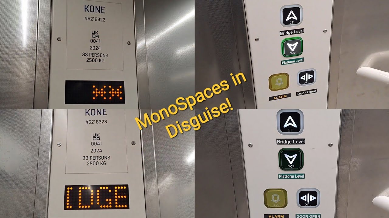 Awesome Brand New KONE MonoSpace Lifts @ Bolton Railway Station