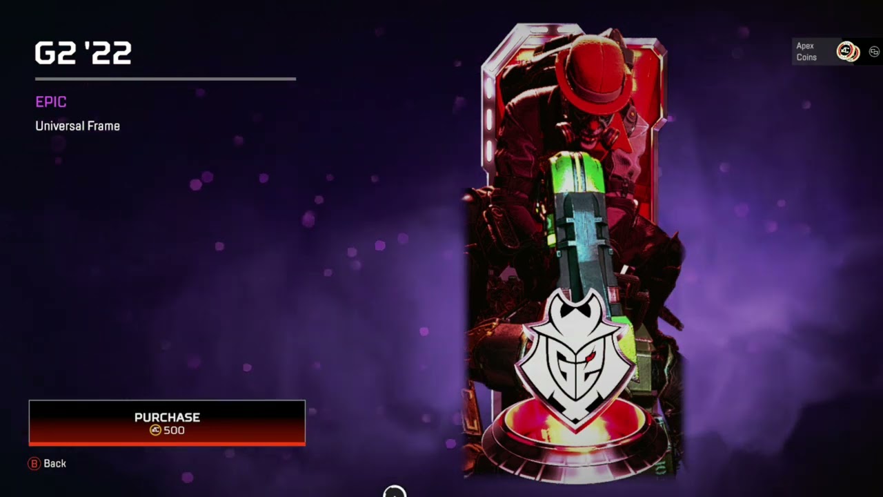 New Epic Banner Frame (G2 '22), S13 ALGS Team Shop. [Apex Legends - Highlight - Jul.22]