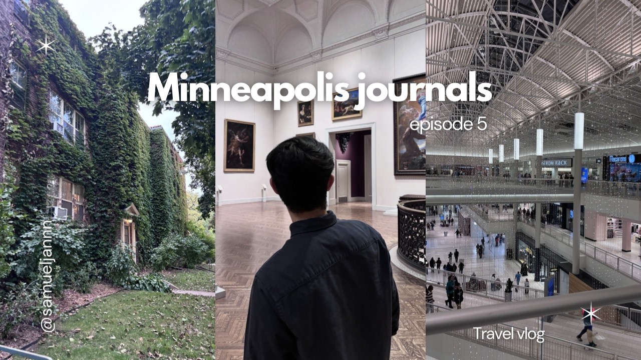 Minneapolis journal | Student travel vlog | Cafe hopping and more