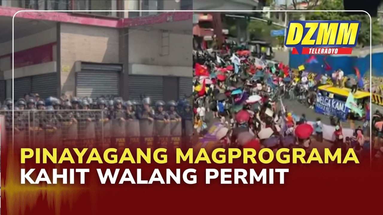 PISTON, groups allowed to conduct protest without permit in Mendiola | (20 March 2026)