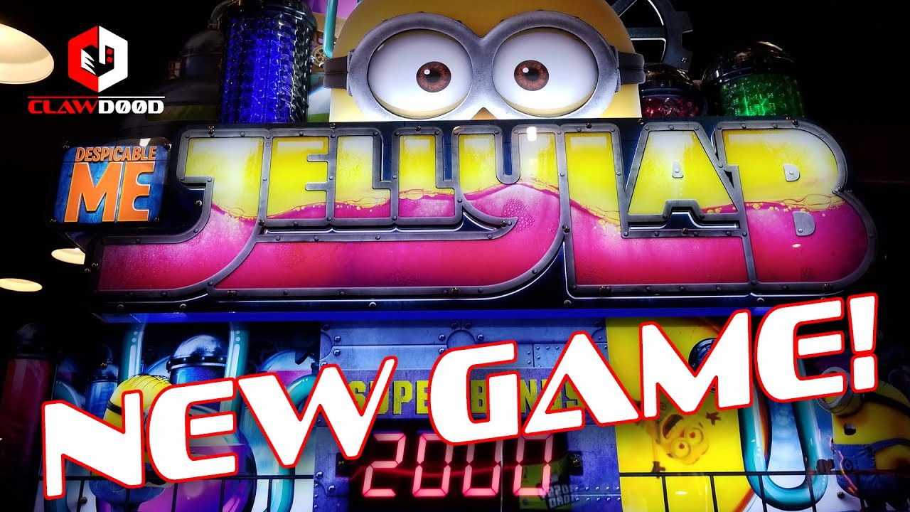NEW! Despicable Me Minions JellyLab Arcade Game! | Rare Minion Card WIN! | ClawD00d