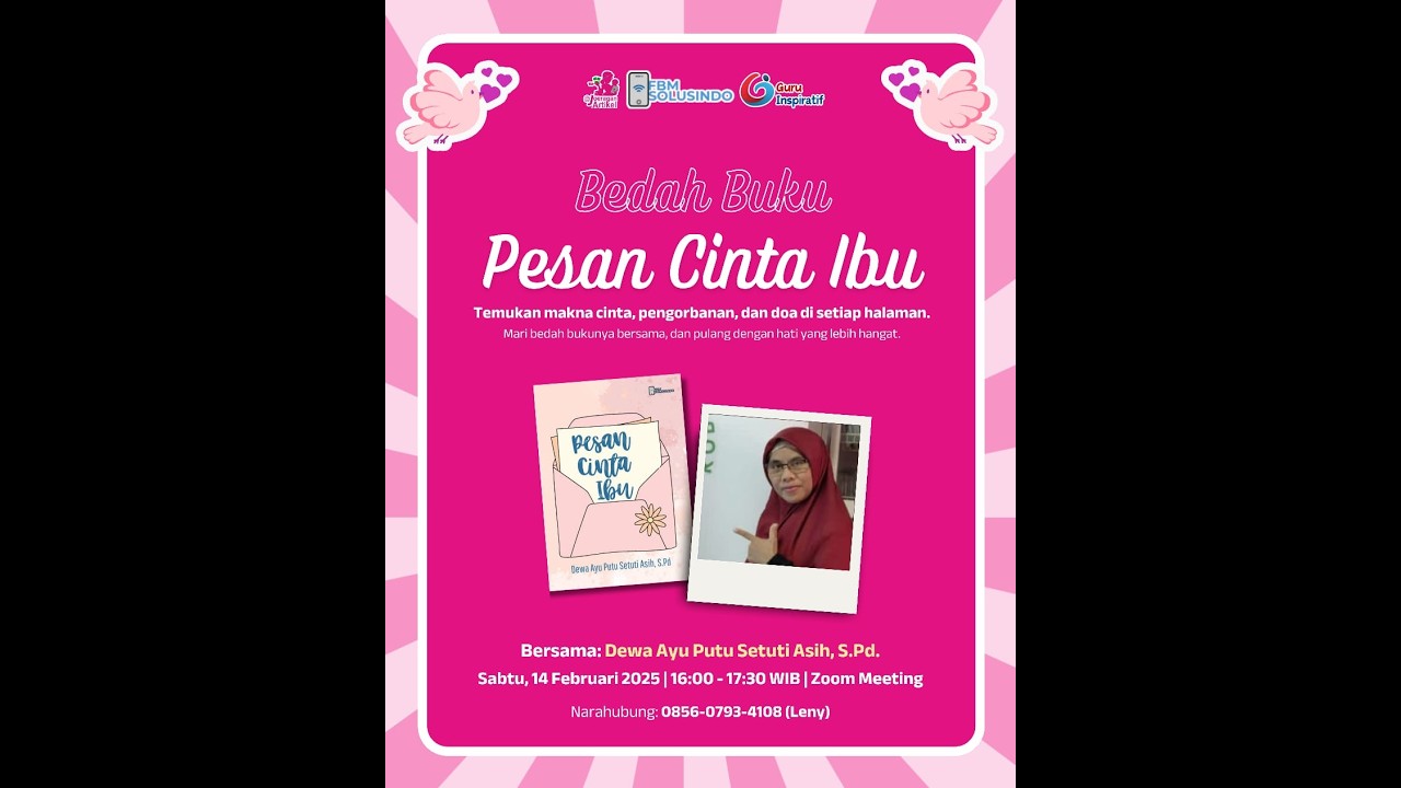 BEDAH BUKU PESAN CINTA IBU