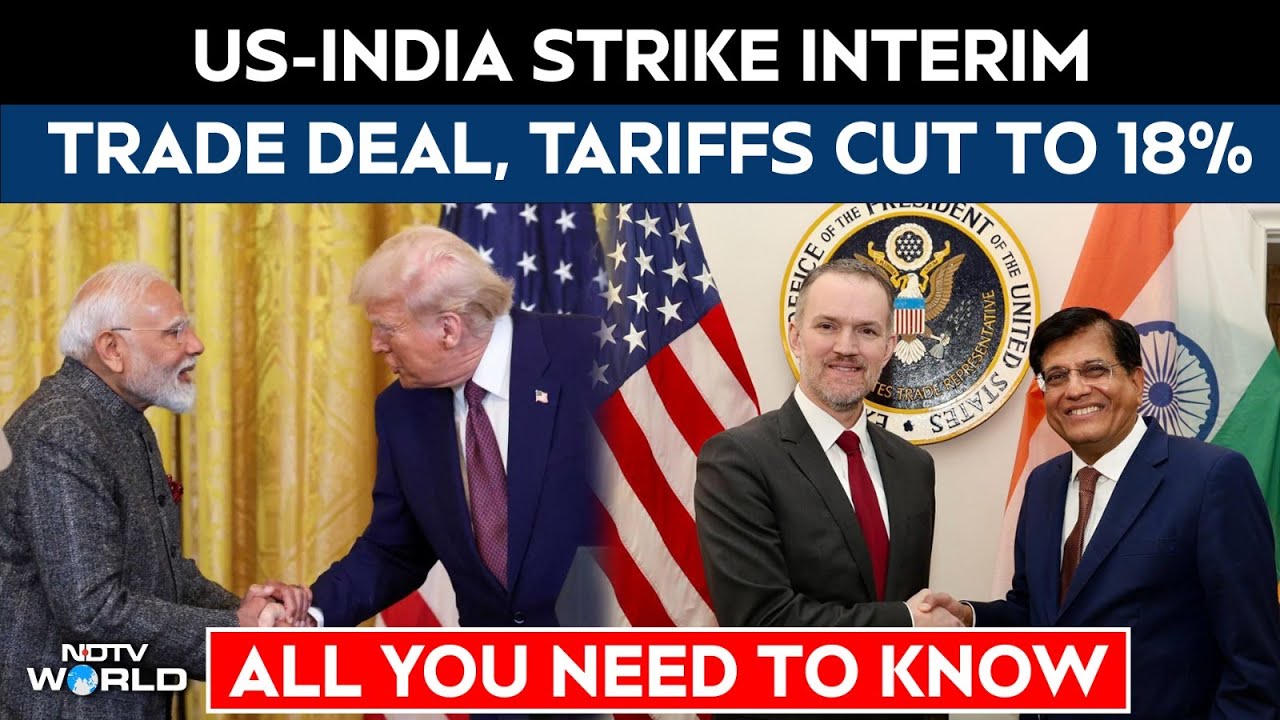US-India Strikes Interim Trade Deal: Trump Lifts 25% Tariff On India Over Russian Oil Imports