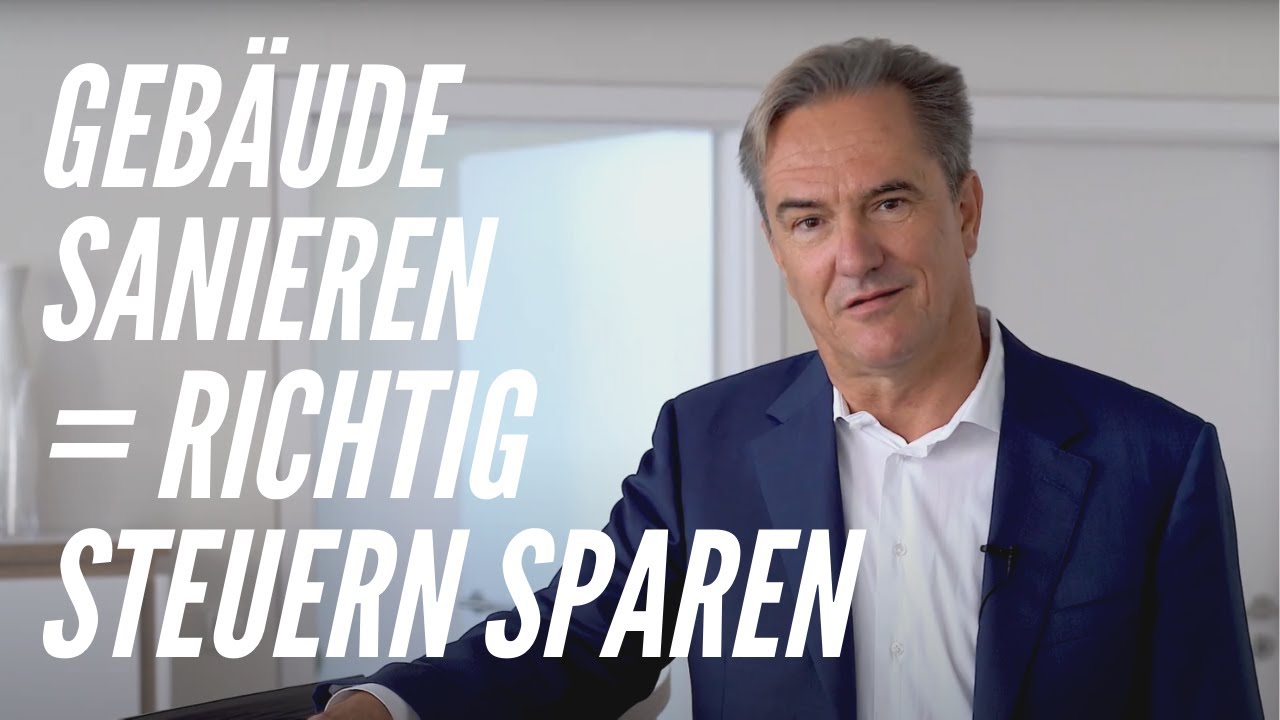 Geb&auml;ude sanieren = richtig Steuern sparen
