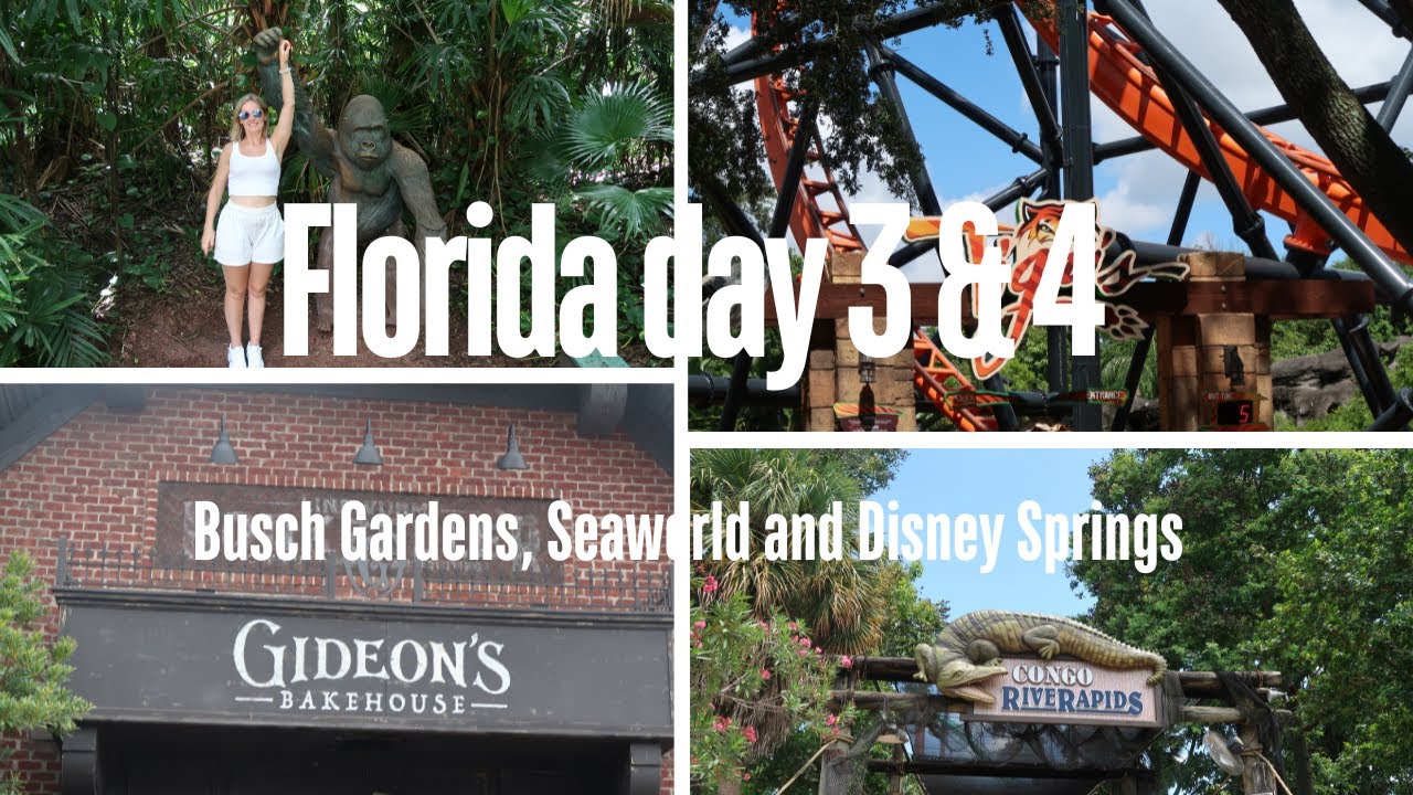 Florida day 3&4 ~ Busch Gardens, Seaworld and Disney Springs ~ Gidions bakery.