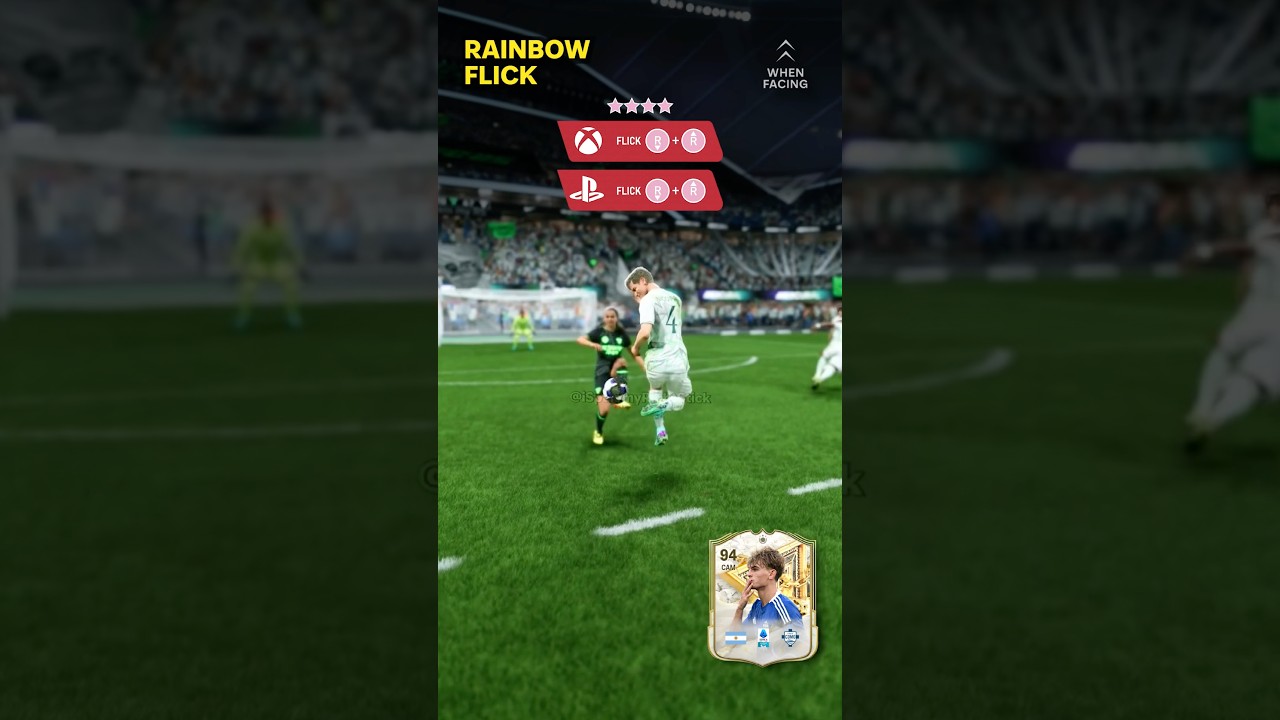 How to Actually use the RAINBOW FLICK 🫡 #fc25 #fifa #fut