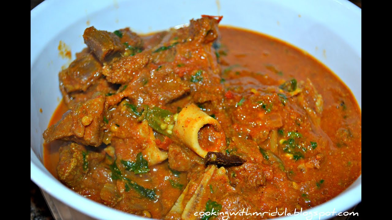 Andhra Mutton Curry - Mutton Pulusu w/ English Subtitiles