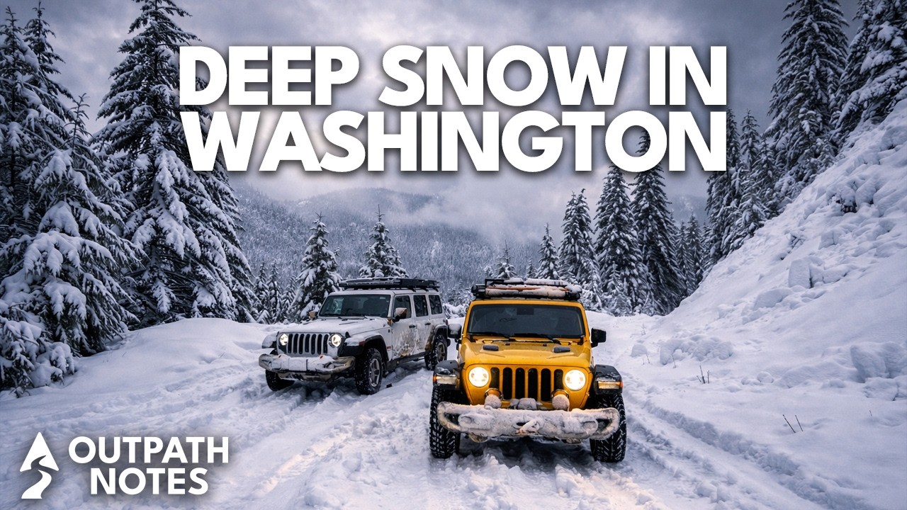 DEEP SNOW Wheeling in Washington State