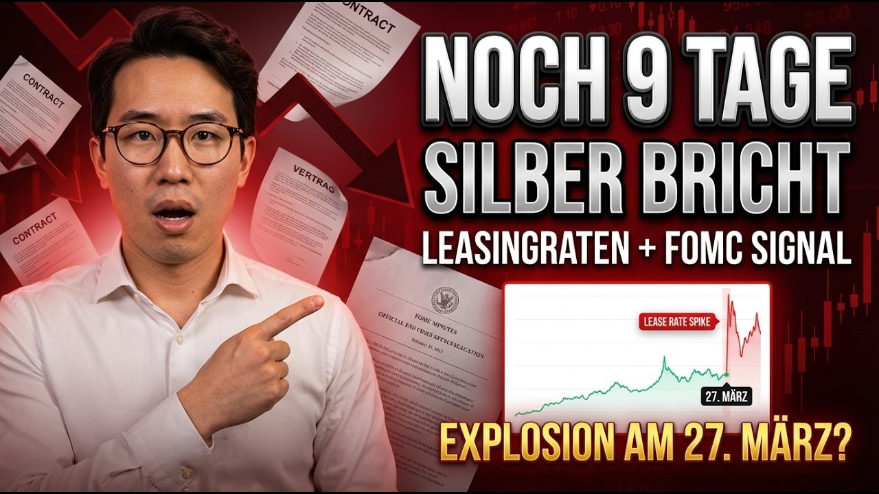 Noch 9 Tage bis COMEX-Silber bricht — Was Leasingraten + FOMC warnen vor dem 27. März