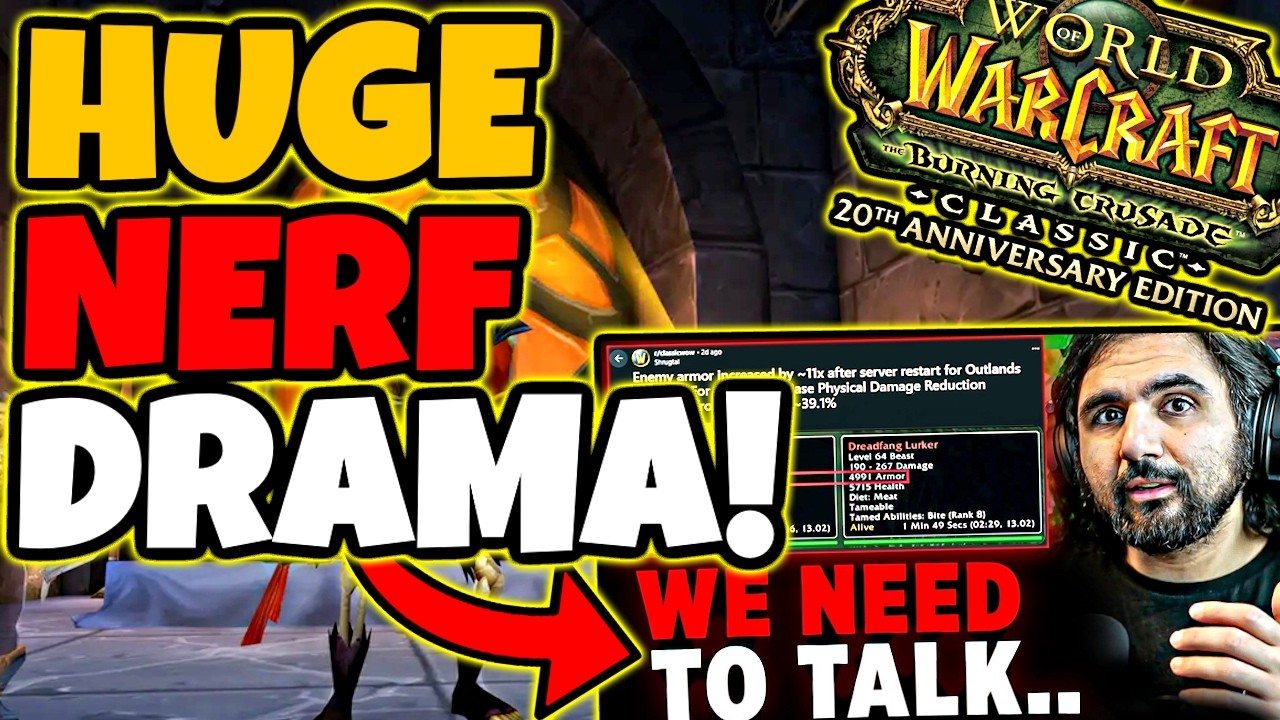 HUGE DRAMA About Melee Nerf / Bug Hotfix in TBC Anniversary...
