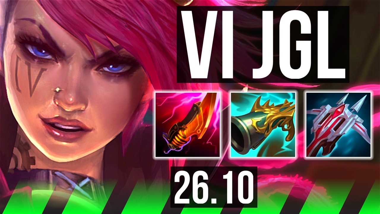 VI vs MASTER YI (JGL) | 34K damage | TR Challenger | 26.10