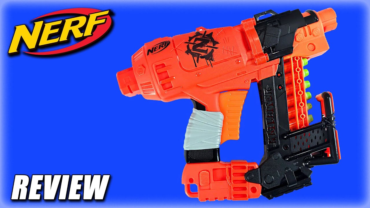 Nerf Zombie Strike Nailbiter Review | 2019 NEW Semi Auto Springer