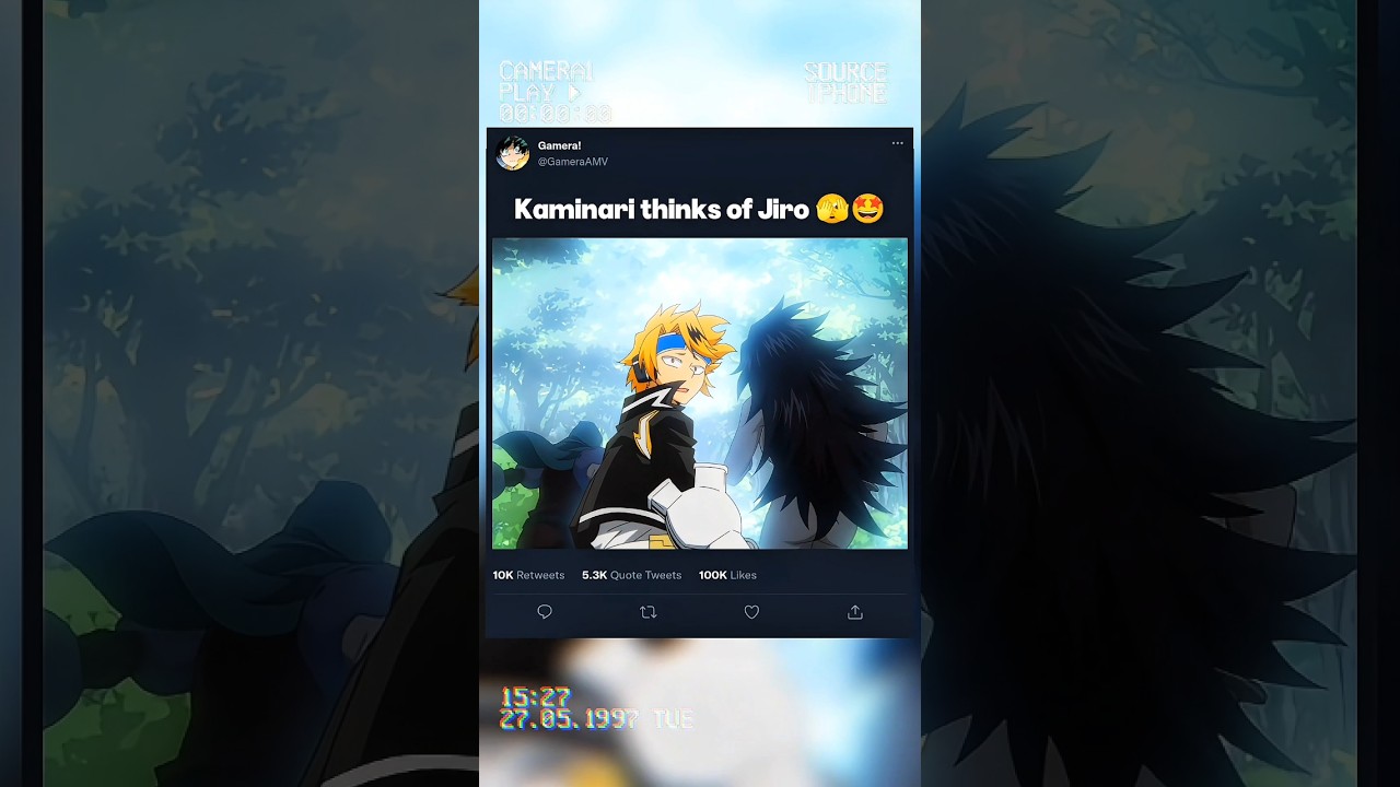 Kaminari thinks of Jiro 🫣🤩 | #myheroacademia #edit #amv #mha #anime