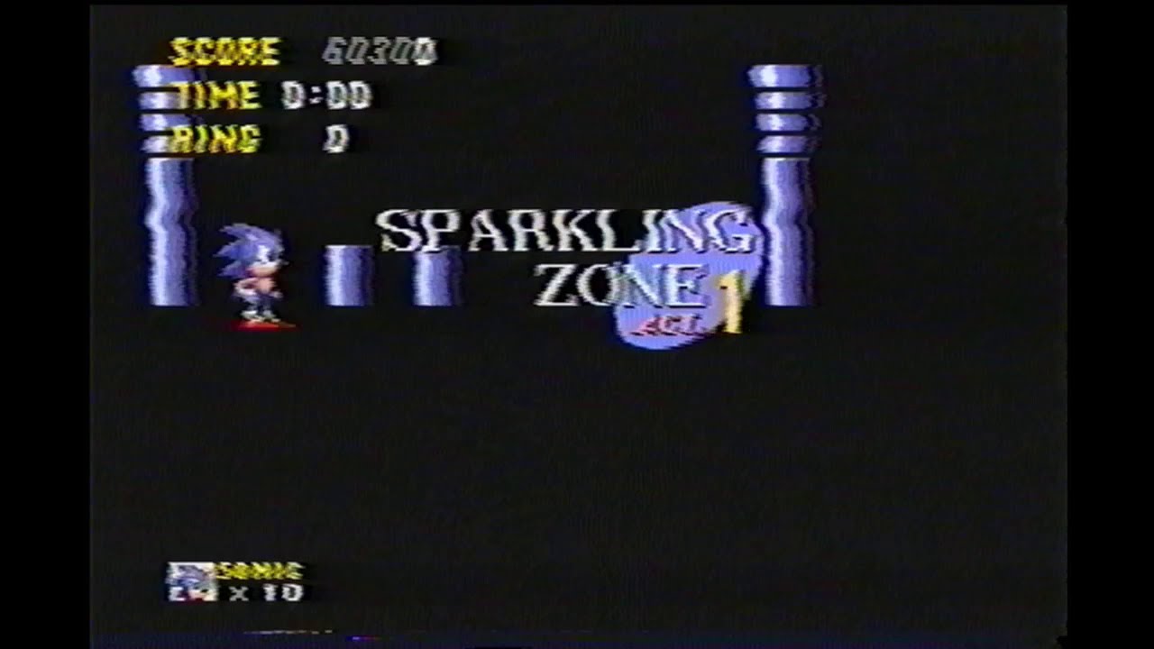 Sonic the Hedgehog (1991) prototype playthrough VHS