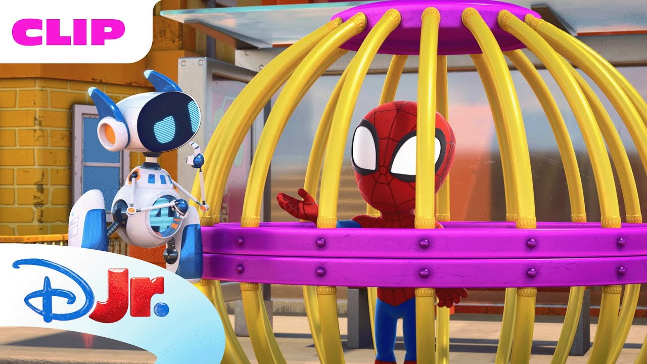 Marvel's Spidey and his Amazing Friends | Herbie Helps with the Trapster | @disneyjr